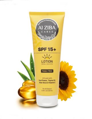 Picture of Alziba Cares Sunscreen Lotion SPF15+ 200ml