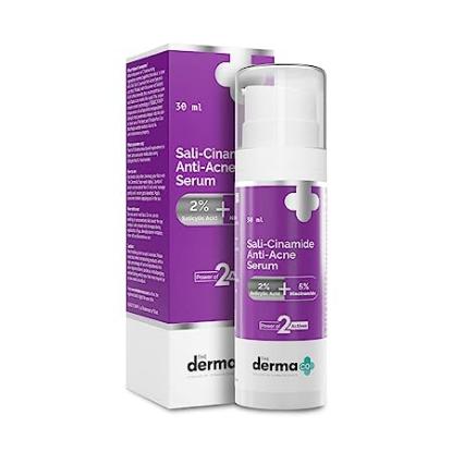 Picture of The Derma Co. Sali-Cinamide Anti-Acne Serum with 2% Salicylic Acid & 5% Niacinamide - 30ml