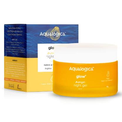Picture of Aqualogica Glow+ Mousse Night Gel with Papaya and Vitamin C 50gm