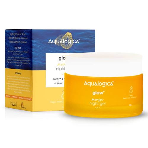 Picture of Aqualogica Glow+ Mousse Night Gel with Papaya and Vitamin C 50gm