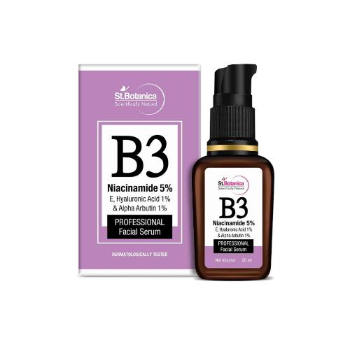 Picture of St.Botanica Niacinamide 5%, E + Hyaluronic Acid 1%, Alpha Arbutin 1% Face Serum 20ml