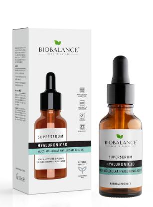 Picture of Biobalance Hyaluronic 3D Multi-Molecular Hyaluronic Acid 1% Super Serum 30ml