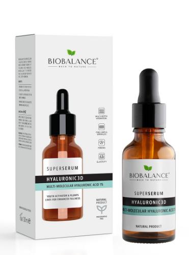 Picture of Biobalance Hyaluronic 3D Multi-Molecular Hyaluronic Acid 1% Super Serum 30ml
