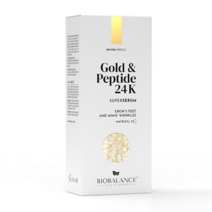 Picture of Biobalance 24K Gold & Peptide Matrixyl 2% Super Serum 30ml