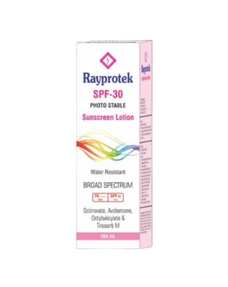 Picture of Rayprotek SPF 30 Photo Stable Sunscreen Lotion 100ml