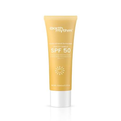 Picture of Earth Rhythm Phyto Shield Mineral Sunscreen SPF 50 for All Skin Types 50ml