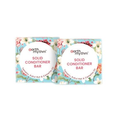 Picture of Earth Rhythm Solid Conditioner Bar Tamanu, Kukui Nut & Camellia Oil - 80gm (Paper Box)