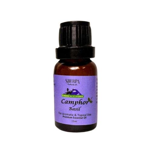 Picture of Sherpa Botanicals Camphor Basil Premium Essential Oil 15ml
