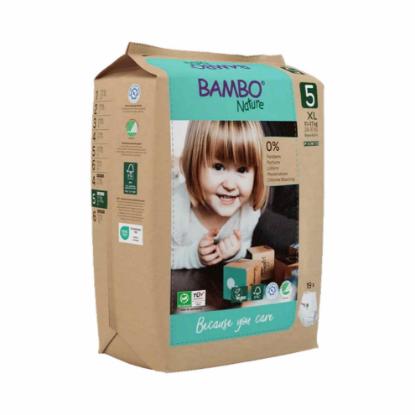 Picture of Bambo Nature Diapers Size 5 (XL), Pants Style (11-17 kg / 24-37 lbs) 19Pcs