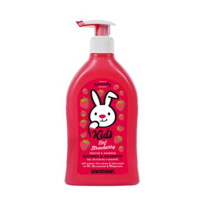 Picture of Sanosan Kids Shower & Shampoo Strawberry 400ml