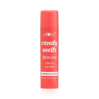 Picture of Plum Candy Melts Strawberry Sorbet Tinted Lip Balm 4.5gm