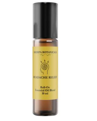 Picture of Sherpa Botanicals Headache Relief Roll-On Essential Oil Blend 10ml