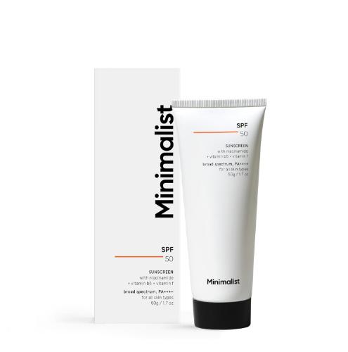 Picture of Minimalist SPF 50 Sunscreen Cream 50gm  