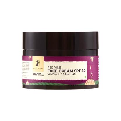 Picture of Pilgrim Red Vine Face Cream SPF 30 With Vitamin C & Rosehip Oil (PA+++) 50gm