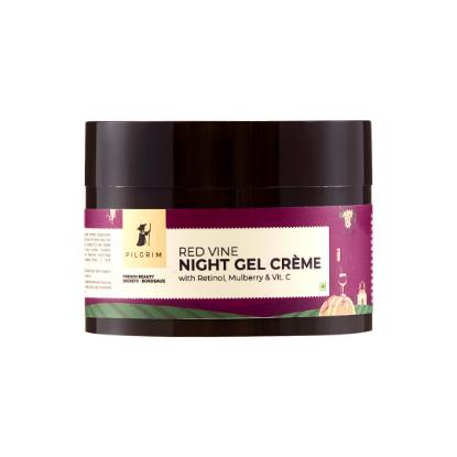 Picture of Pilgrim Red Vine Night Gel Creme With Retinol, Mulberry & Vit. C 50gm