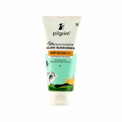 Picture of Pilgrim 2% Niacinamide Glow Sunscreen SPF 50 PA+++ 50gm