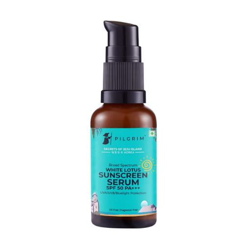 Picture of Pilgrim White Lotus Sunscreen Serum SPF 50 PA+++ 30ml
