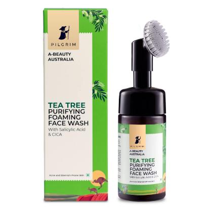 Picture of Pilgrim Tea Tree Purifying Foaming Face Wash 120ml 