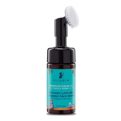 Picture of Pilgrim Volcanic Lava Ash Face Wash With Brush 120ml