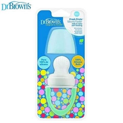 Picture of Dr. Brown's Fresh Firsts Silicone Feeder, Mint, 1-Pack (TF006-P3)