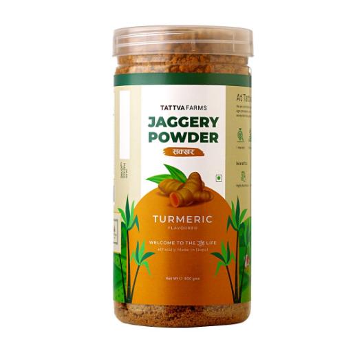 Picture of Tattva Farms Jaggery Powder - Turmeric 600gm