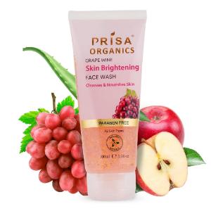 Picture of Prisa Organics Grape Wine Skin Brightening Face Wash 100ml 