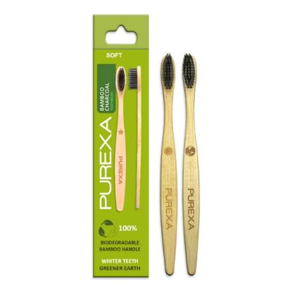 Picture of Purexa Bamboo Toothbrush (Pack of 2)