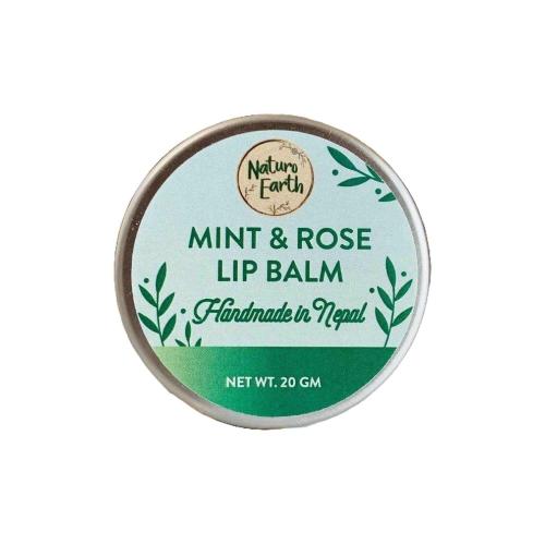 Picture of Naturo Earth Mint and Rose Lip Balm 20gm