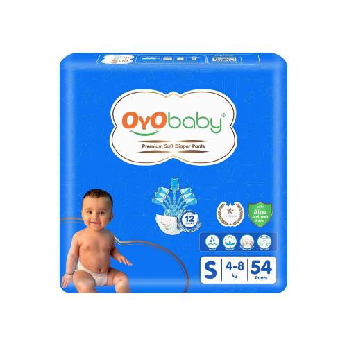 Picture of OYO Baby Premium Soft Diaper Pants Small 54pcs (4-8kg)