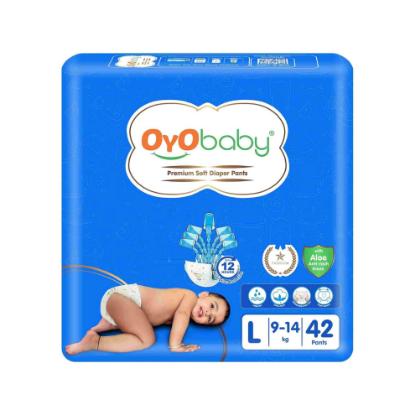 Picture of OYO Baby Premium Soft Diaper Pants Large 42pcs (9-14kg)
