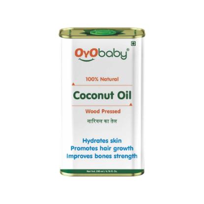Picture of OYO Baby 100% Natural Coconut Oil (Cold Pressed) 200ml