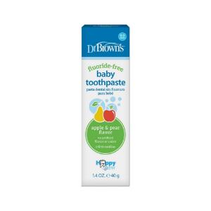 Picture of Dr. Brown's Fluoride-Free Apple & Pear Flavor Baby Toothpaste 40gm