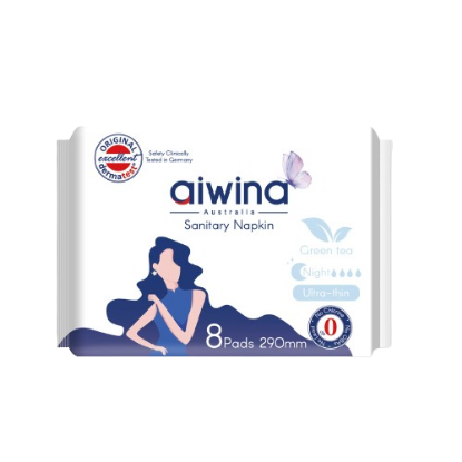 Picture of Aiwina Ultra-Thin Sanitary Napkin Night  290mm (8 Pads)