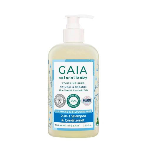 Picture of Gaia Naturals 2-in-1 Baby Shampoo & Conditioner 500ml