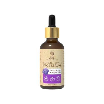 Picture of Khadi Essentials 1% Retinol & 5% Vitamin C Face Serum 30ml