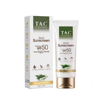 Picture of T.A.C. Eladi Sunscreen Mattifying SPF 50 PA+++ 50gm