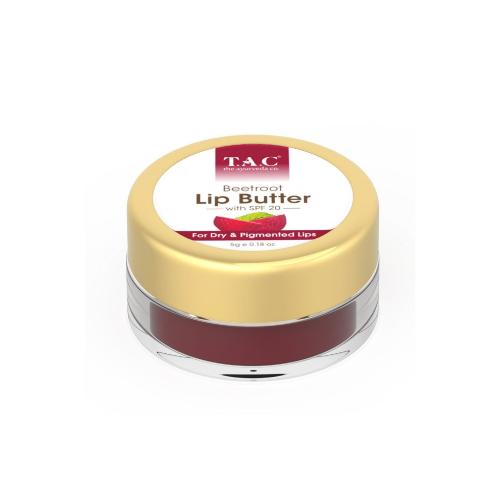 Picture of T.A.C. Beetroot Lip Butter With SPF 20 For Dry & Pigmented Lips 5gm