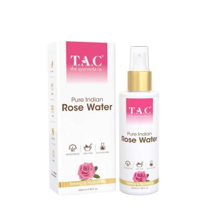 Picture of T.A.C. Pure Indian Rose Water  For Toning & Hydration 100ml