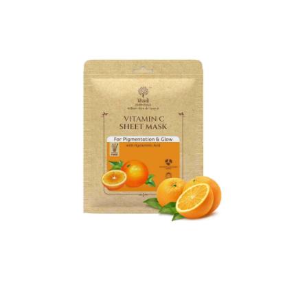 Picture of Khadi Essentials Vitamin C Sheet Mask With Hyaluronic Acid 20ml