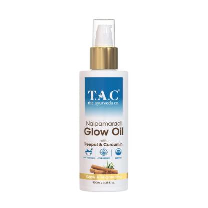 Picture of T.A.C. Nalpamaradi Glow Oil With Peepal & Curcumin 100ml