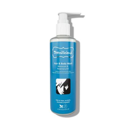 Picture of Teenilicious Hair & Body Wash With Moroccan & Rosemary Oil 200ml