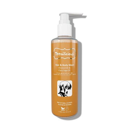 Picture of Teenilicious Hair & Body Wash With Chamomile & Clary Sage Oil  200ml