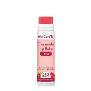 Picture of WishCare Ceramide Lip Balm with SPF 50 PA+++ (Tinted) 5gm