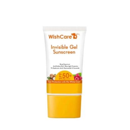 Picture of WishCare Invisible Gel SPF 50+  PA++++ Ceramide Sunscreen 50g