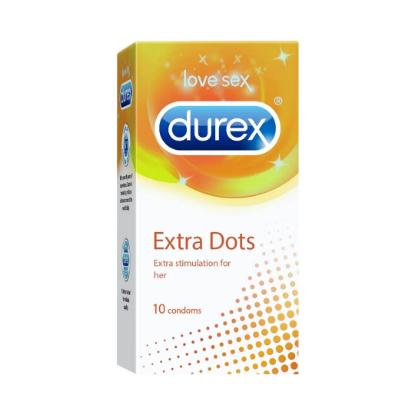 Picture of Durex Extra Dot Condoms 10'S