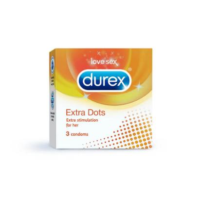 Picture of Durex Extra Dot Condoms 3'S
