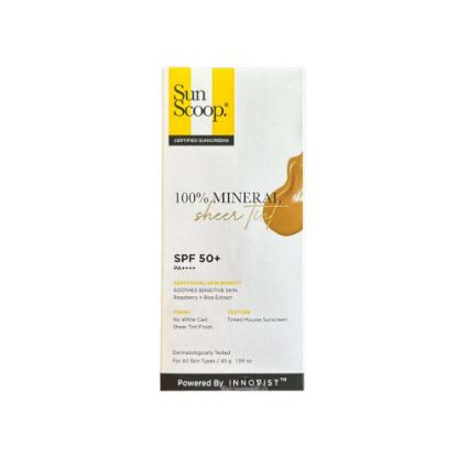 Picture of Sunscoop 100% Mineral Sheer Tint SPF 50+ PA++++ 45gm