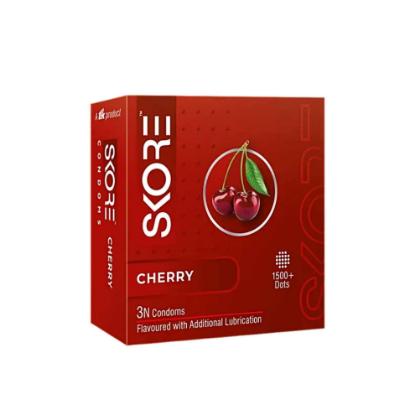 Picture of Skore Cherry Flavoured Condom 3'S