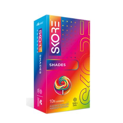Picture of Skore Shades Dotted Condoms 10'S