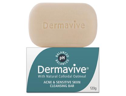 Picture of Dermavive Acne & Sensitive Skin Cleansing Bar 120gm